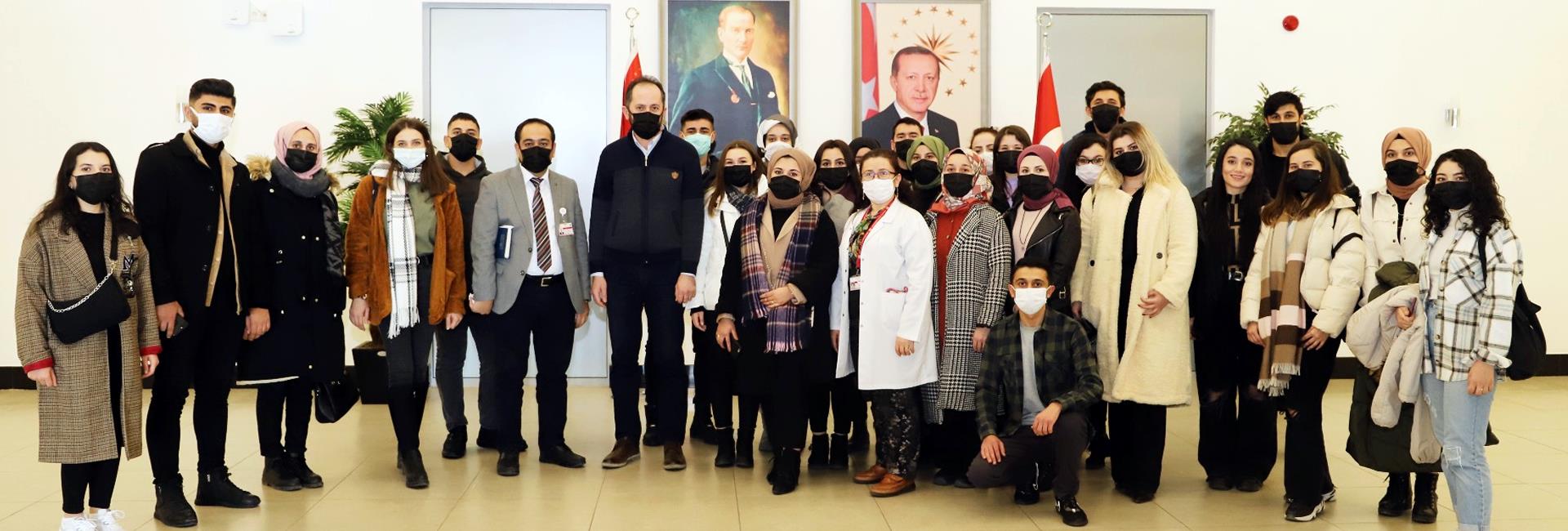 Çankırı Karatekin Üniversitesi Sağlık Yönetimi Bölümü Öğrencilerinden Hastanemize Ziyaret