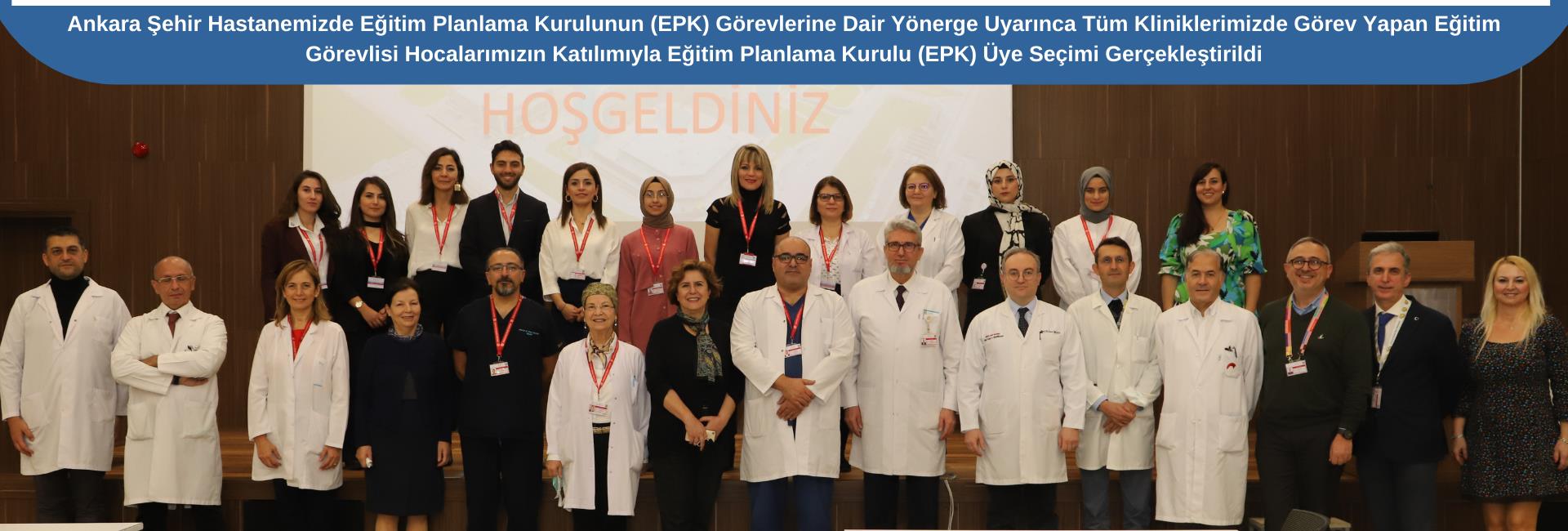 Ankara Şehir Hastanemizde Eğitim Planlama Kurulunun (EPK) Üye Seçimi Gerçekleştirildi.